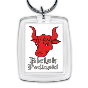 brelok akrylowy Bielsk Podlaski - Serce Podlasia