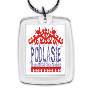 brelok akrylowy Kolorowe Okiennice Podlasia