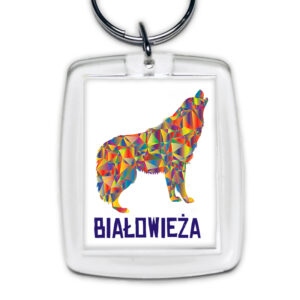 brelok akrylowy Białowieża - Podlaski Dziki Duch