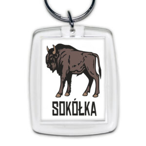 brelok akrylowy Podlaski Żubr - Sokółka
