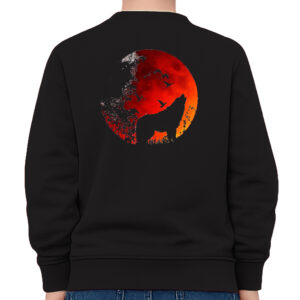 bluza dziecięca tył Podlaski Wilk - Blood Moon