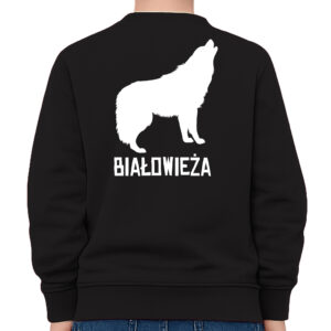 bluza dziecięca tył Wilczy Duch Podlasia - Białowieża