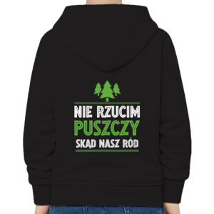 kangurka dziecięca tył Korzenie w puszczy serce na Podlasiu