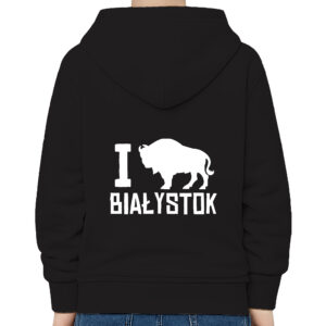 kangurka dziecięca tył I love Białystok