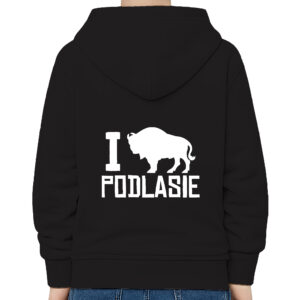 kangurka dziecięca tył I love Podlasie