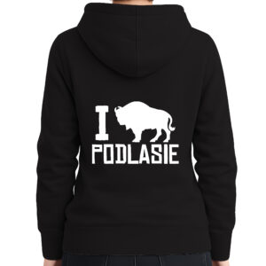 kangurka damska tył I love Podlasie