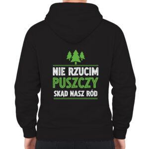 kangurka męska tył Korzenie w puszczy serce na Podlasiu