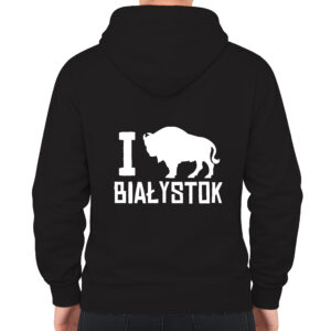 kangurka męska tył I love Białystok