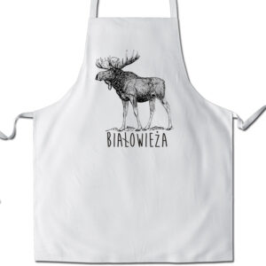 fartuch kuchenny Białowieża. Śladami łosia