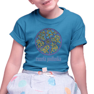 koszulka dziecięca Folkowy Symbol - Rozeta Podlaska