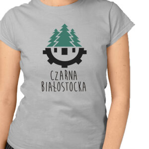 koszulka damska Podlaskie Lasy - Czarna Białostocka