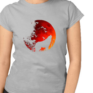 koszulka damska Podlaski Wilk - Blood Moon