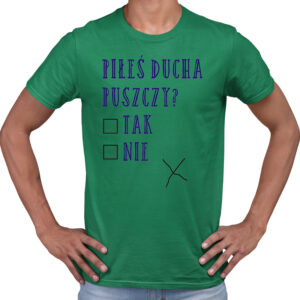 koszulka męska Piłeś Ducha Puszczy - Ankieta Podlaska