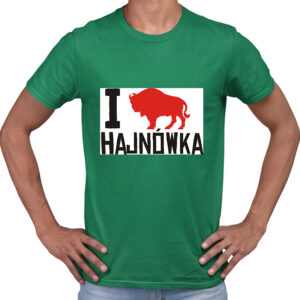 koszulka męska Kocham Hajnówkę
