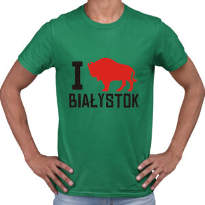 koszulka męska Kocham Białystok