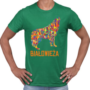 koszulka męska Podlaski Wilk z Białowieży