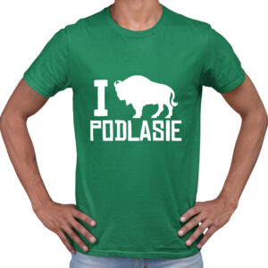 koszulka męska I love Podlasie