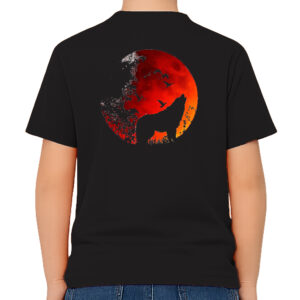 koszulka dziecięca tył Podlaski Wilk - Blood Moon