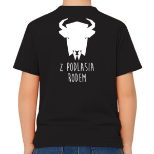 koszulka dziecięca tył Dzika Siła - Z Podlasia Rodem