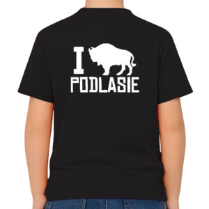 koszulka dziecięca tył I love Podlasie