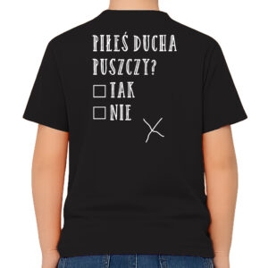 koszulka dziecięca tył Podlaski Test Ducha Puszczy