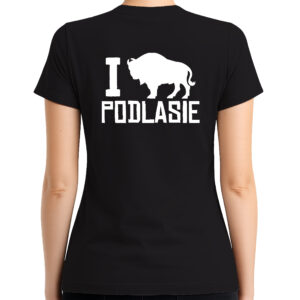 koszulka damska tył I love Podlasie