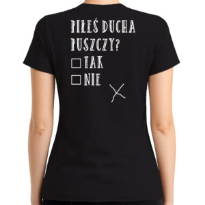 koszulka damska tył Podlaski Test Ducha Puszczy