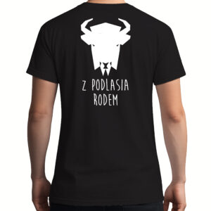 koszulka męska tył Dzika Siła - Z Podlasia Rodem