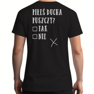 koszulka męska tył Podlaski Test Ducha Puszczy