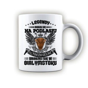 kubek ceramiczny Podlaska Legenda, Królewski Białystok
