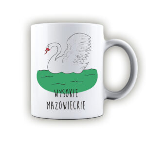 kubek ceramiczny Podlaski Łabędź - Wysokie Mazowieckie