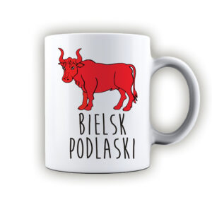 kubek ceramiczny Bielsk Podlaski - Tradycja i Moc