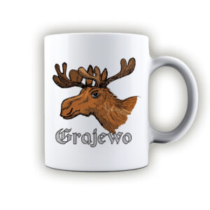 kubek ceramiczny Podlaski Łoś - Grajewo