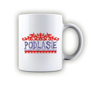 kubek ceramiczny Kolorowe Okiennice Podlasia