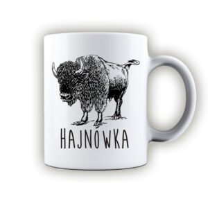 kubek ceramiczny Podlaski Żubr - Hajnówka