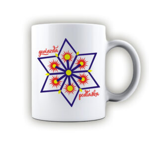 kubek ceramiczny Folkowa Gwiazda Podlaska