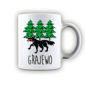 kubek ceramiczny Grajewo - Wilcza Stolica Podlasia