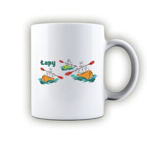 kubek ceramiczny Łapy - Kajakowa Stolica Podlasia
