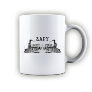 kubek ceramiczny Łapy - Podlaska Kolej