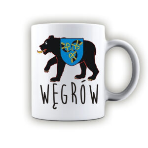 kubek ceramiczny Pamiątka Podlaska z Węgrowa