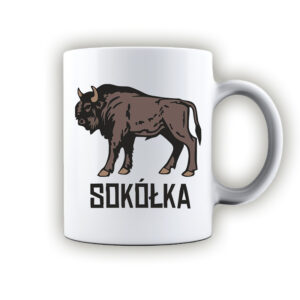 kubek ceramiczny Podlaski Żubr - Sokółka