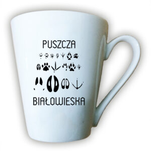 kubek latte Puszcza Białowieska - Tropem Zwierząt