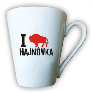 kubek latte Kocham Hajnówkę