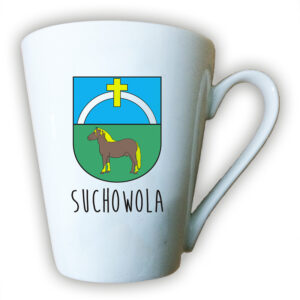 kubek latte Środek Europy To Suchowola!