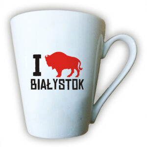 kubek latte Kocham Białystok