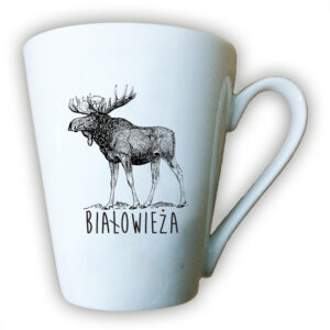 kubek latte Białowieża. Śladami łosia
