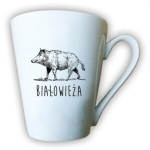 kubek latte Białowieża. Śladami Dzika