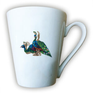 kubek latte Folk Art - Pawie z Podlasia