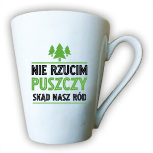 kubek latte Korzenie w puszczy, serce na Podlasiu