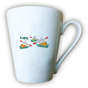 kubek latte Łapy - Kajakowa Stolica Podlasia